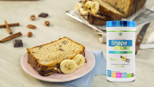 Panqué de plátano con proteína SHAPE SHAKE de Vitamin Depot