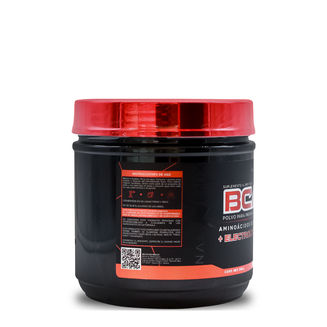 BCAA's Aminoácidos - Sandía - 500g / 50 servicios
