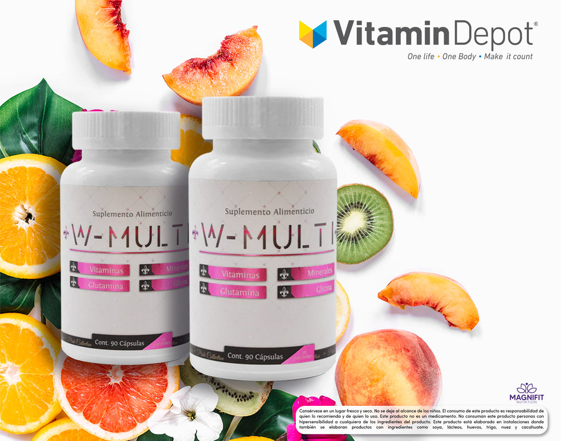 ¿Por qué es recomendable tomar multivitamínicos? Descubre los beneficios de W-MULTI