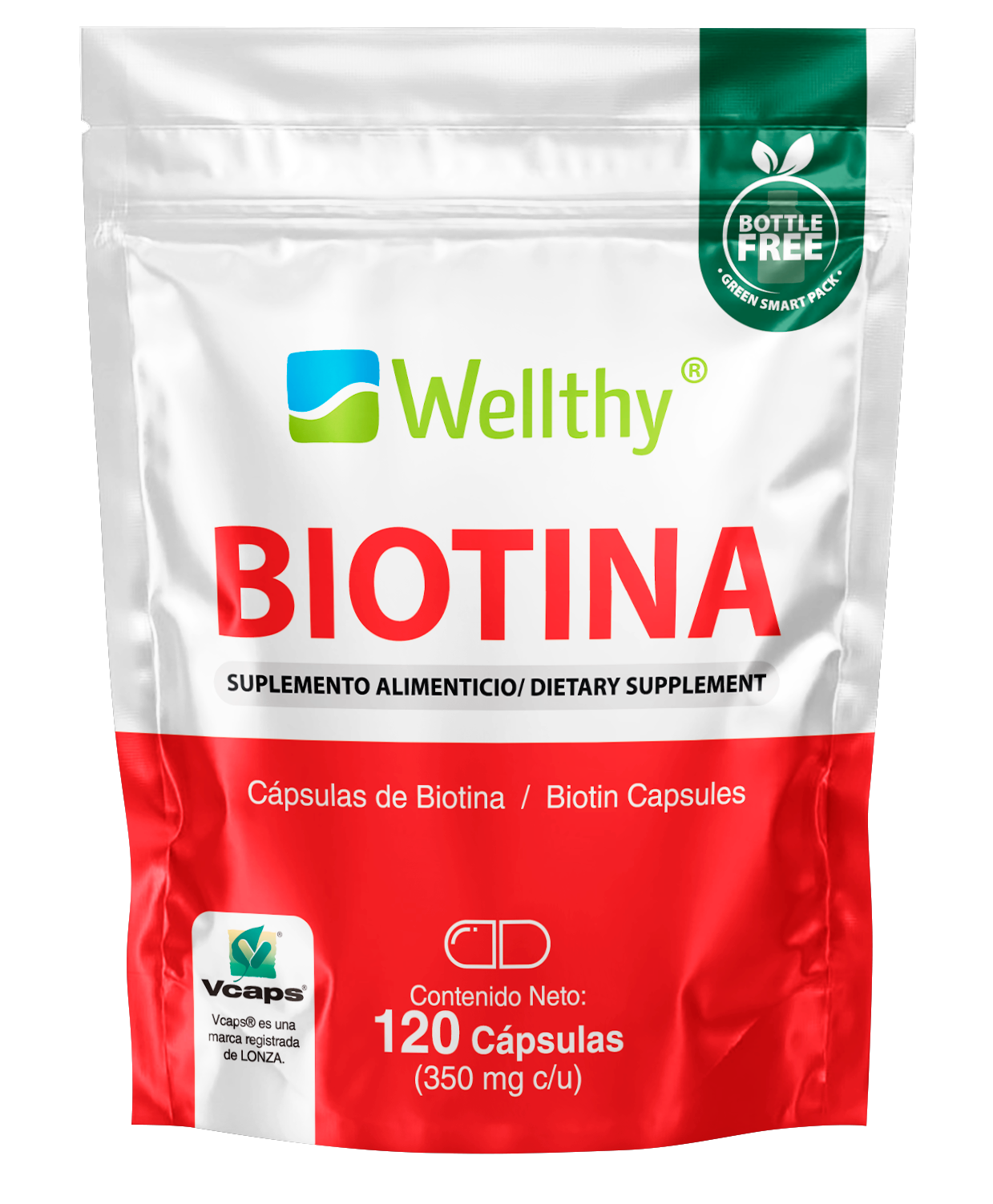 Biotina | 120 cápsulas