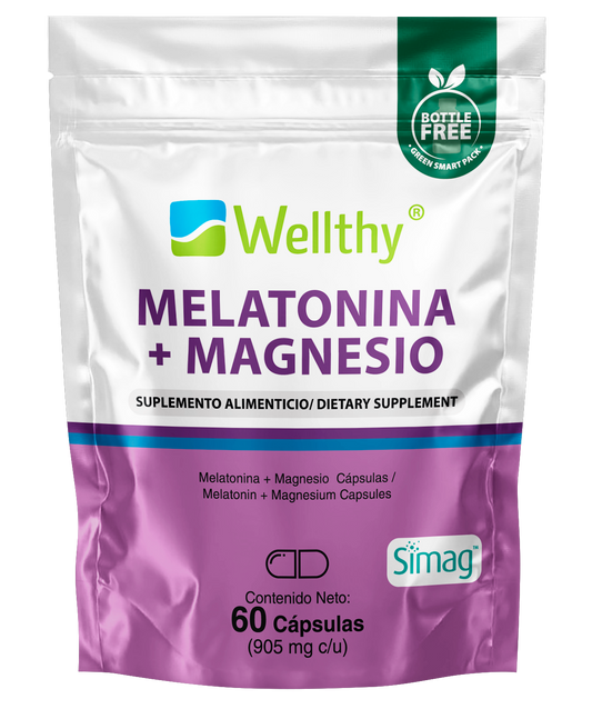 Melatonina + Magnesio | 60 cápsulas